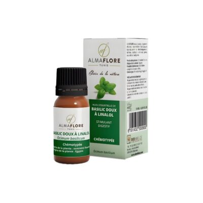ALMAFLORE HUILE ESSENTIELLE DE BASILIC DOUX 10 ML