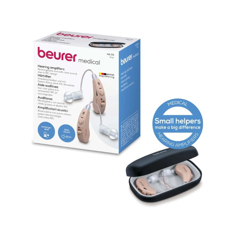 AMPLIFICATEUR AUDITIF HA 55 (PAIRE) BEUREUR
