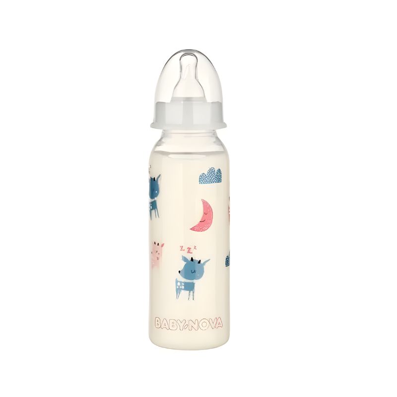 BABY NOVA BIBERON PLASTIQUE NUIT 250ML / 47011
