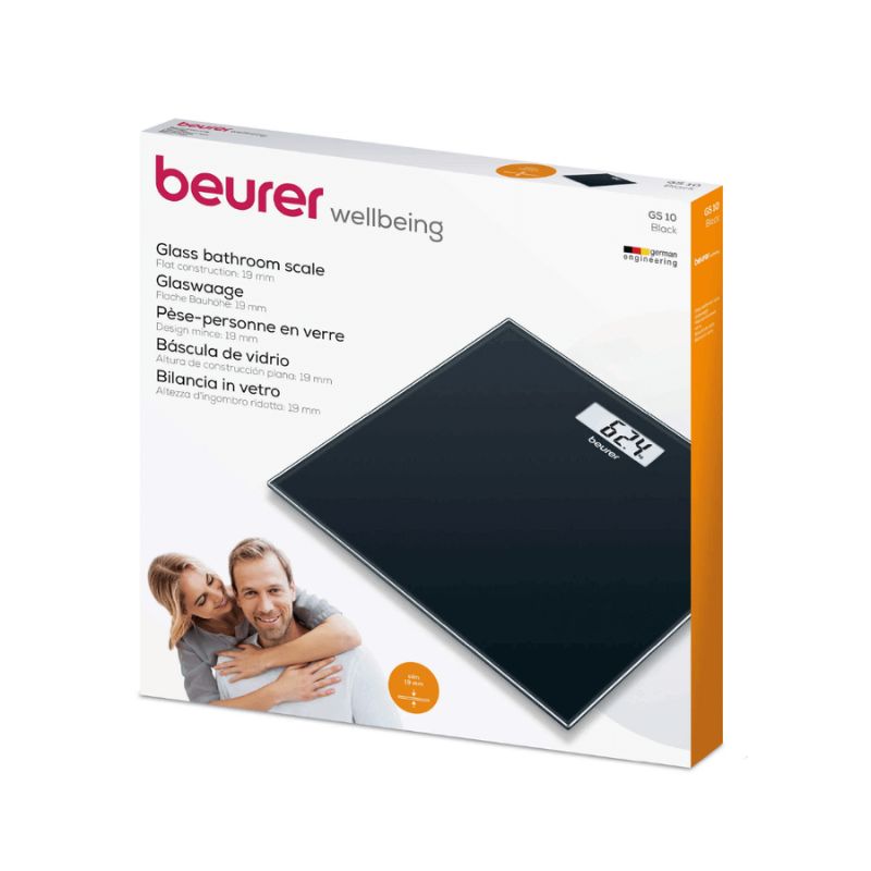 BEURER PESE PERSONNE EN VERRE BLACK GS10