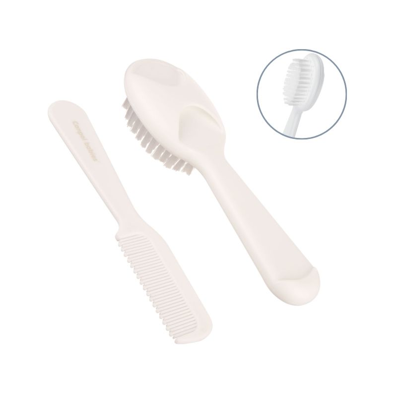 CANPOL BROSSE+PEIGNE BEBE BLANC REF 74/027