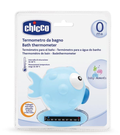 CHICCO thermomètre de bain blue fish