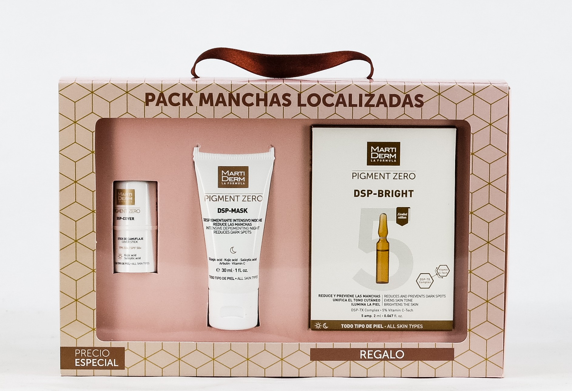 COFFRET MARTIDERM PACK DSP PIGMENT ZERO (Ampoules OFFERTES)