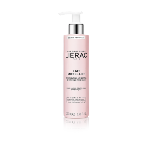 LIERAC LAIT MICELLAIRE DOUBLE NETTOYANT VISAGE ET YEUX – 200ml
