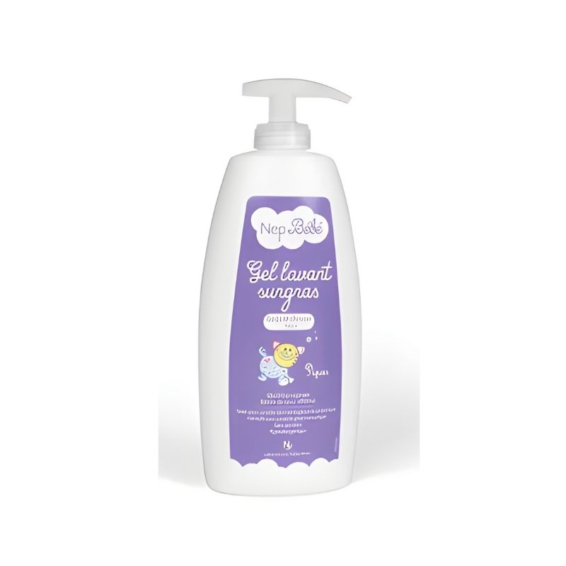 NEP BB GEL LAVANT SURGRAS 2EN1 Corps et Cheveux – 500 ML