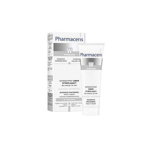 PHARMACERIS W Albucin Intensive Crème de Nuit éclaircissante 30ml