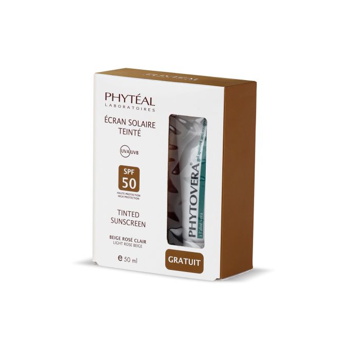 PHYTEAL ECRAN TEINTE BEIGE ROSE SPF 50 50 ml