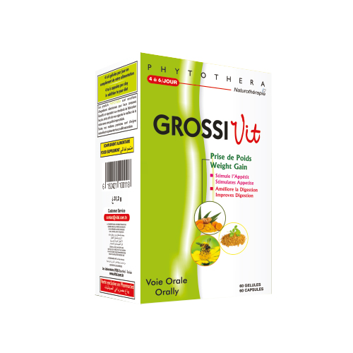 PHYTOTHERA GROSSIVIT 60 gélules