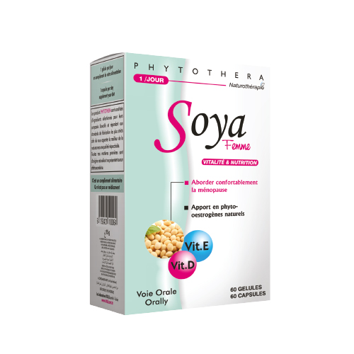 PHYTOTHERA SOYA FEMME 60 gélules