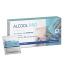 50 x ALCOOL PAD Lingette de pré-injection 70% Alcool – POLYPHARMA