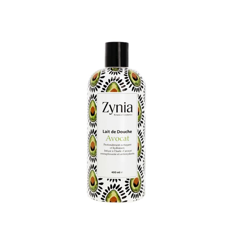 ZYNIA Lait de Douche Avocat 400ml