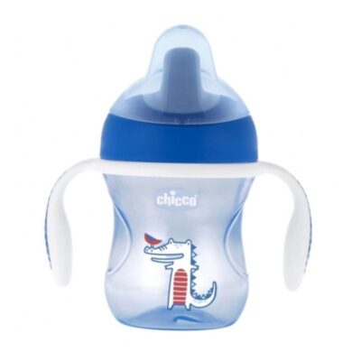 CHICCO Tasse de Transition à Bec +6 Mois Bleu 200ml