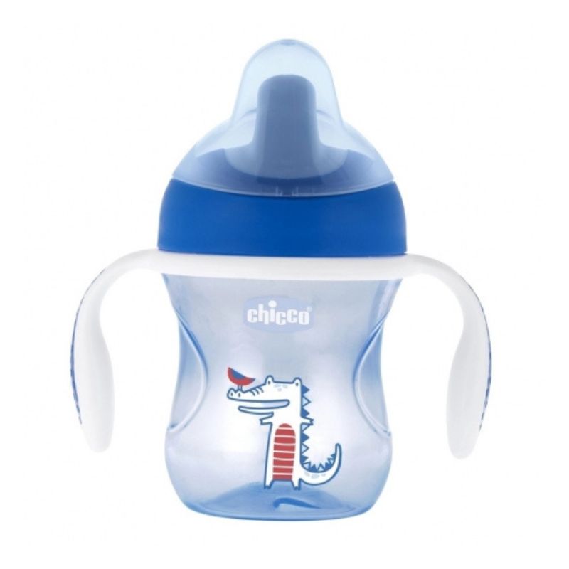 CHICCO Tasse de Transition à Bec +6 Mois Bleu 200ml