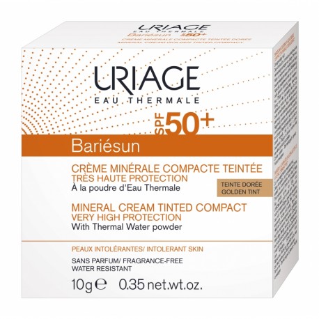 BARIÉSUN – Crème Minérale Compacte Teintée Dorée SPF50+