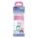 CHICCO BIBERON WELL-BEING EN POLYPROPYLÈNE Rose  150 ML