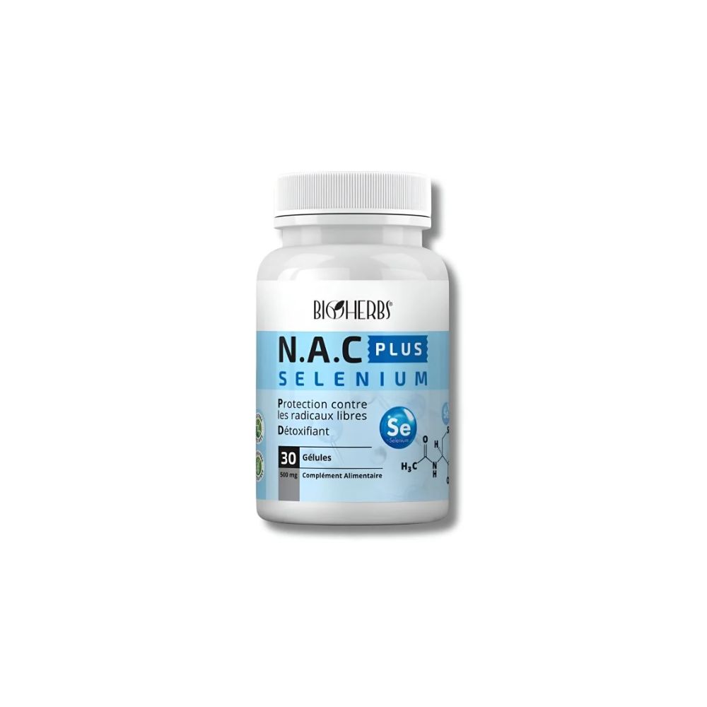 BIOHERBS – N A C PLUS SELENIUM 30 GÉLULES