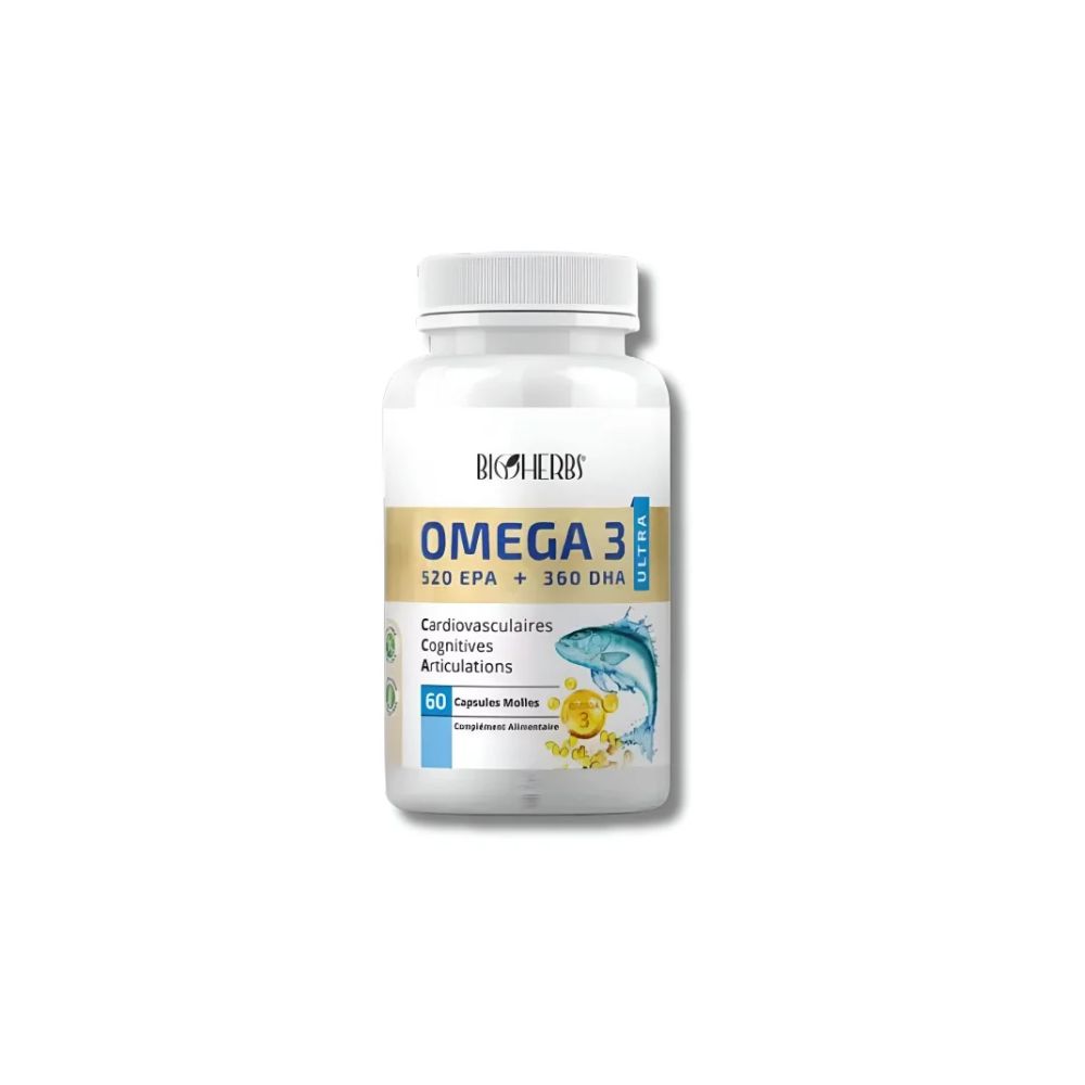 BIOHERBS – OMEGA 3 ULTRA TG 60 CAPSULES