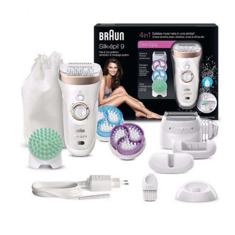 BRAUN SE9-561 WD Silk épil 9 recharg tête rasoir 6 accessoires