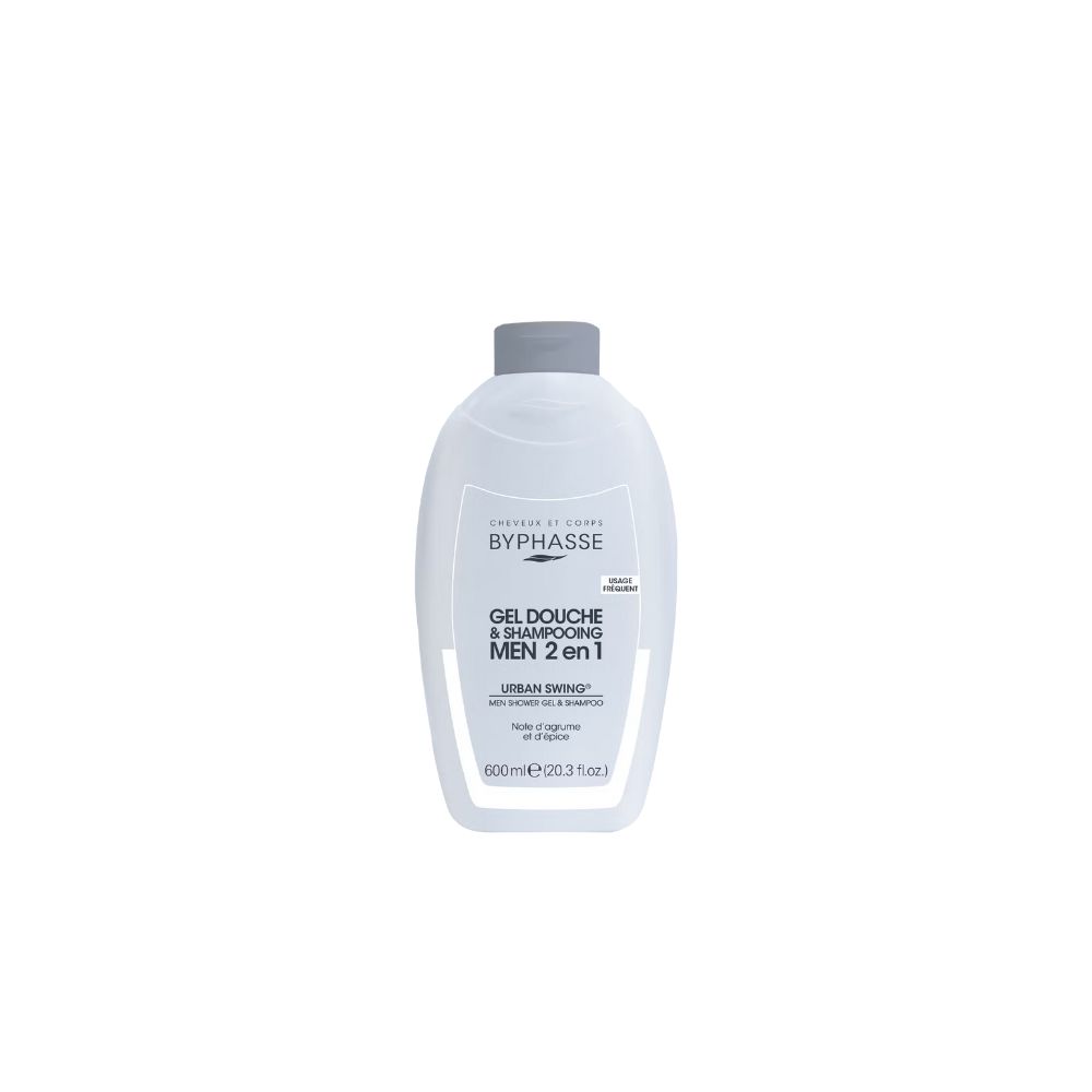 BYPHASSE GEL DOUCHE-SHAMPOOING 2 EN 1 URBAN SWING MEN 600ML