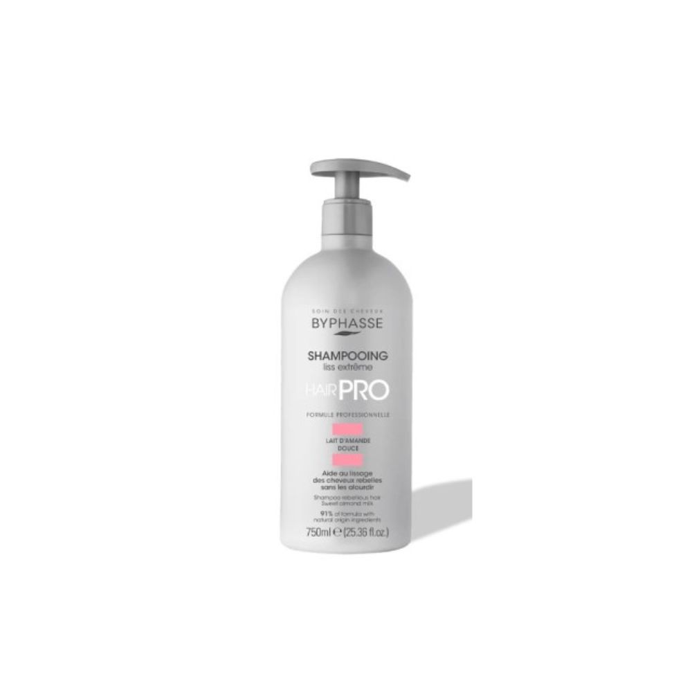 BYPHASSE SHAMPOOING LISS EXTREME CHEVEUX REBELLES 750ML