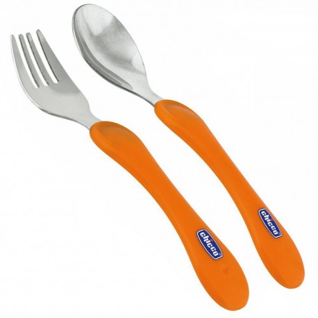 CHICCO SET DE TABLE INOX 18m+