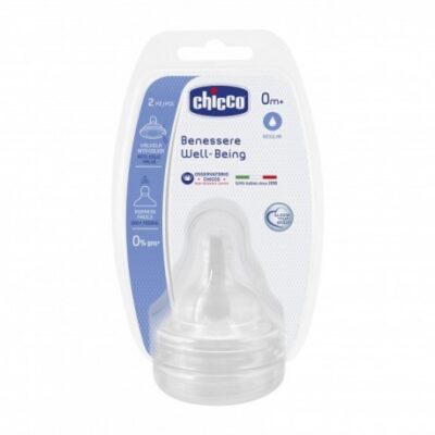 CHICCO TETINE SILICONE  2M+  2 PCS