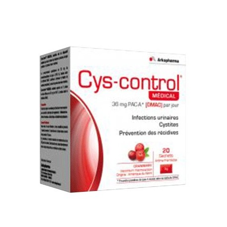 ARKOPHARMA CYS-CONTROL Médical 20 sachets