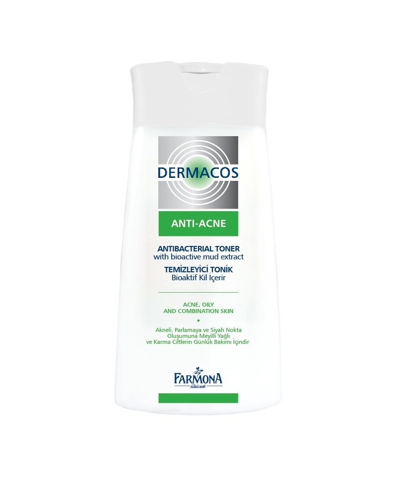 DERMACOS ANTI-ACNE Tonique antibactérien à l’extrait de boue bioactif