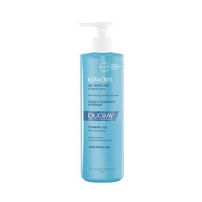 Ducray KERACNYL GEL MOUSSANT VISAGE ET CORPS  400ml