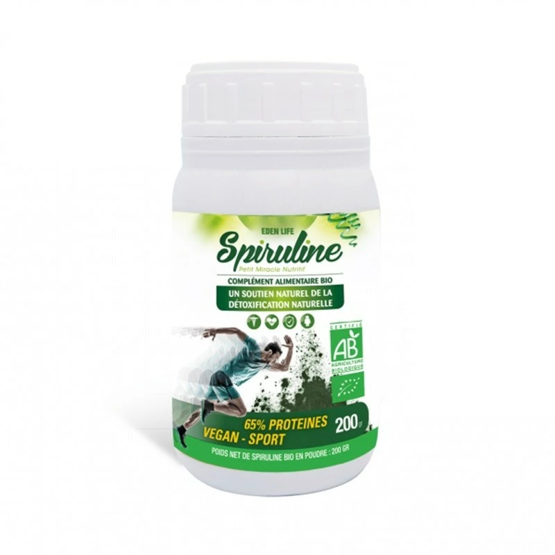 EDEN LIFE SPIRULINE POUDRE 200 GR