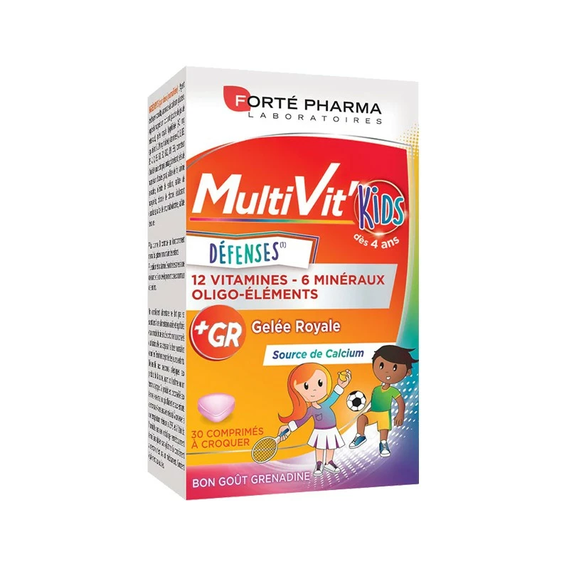 MULTIVIT’KIDS BT/30 CROQUER / FORTE PHARMA