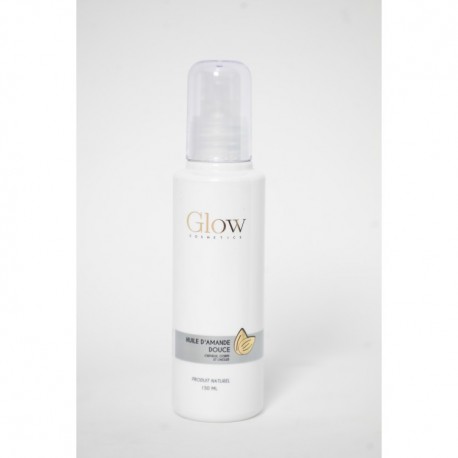 GLOW Huile vierge d’amande douce 100ml
