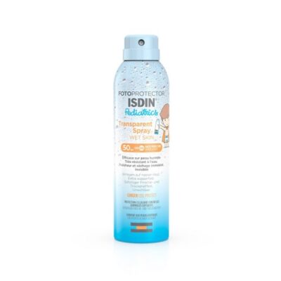 ISDIN PEDIATRICS TRANSPARENT SPRAY POUR ENFANTS SPF50, 250ML