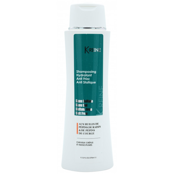 K-REINE SHAMPOING SANS SULFATE ANTI FRIZZ ANTI STATIQUE 270ML
