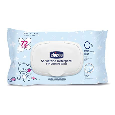 CHICCO Lingettes Baby moments 72 PCS
