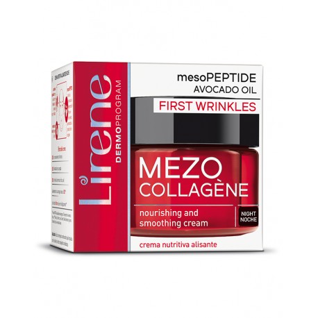 LIRENE Mezo Collagène Crème de Nuit, Premières Rides 50 ML