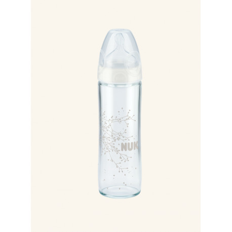 NUK BIBERON VERRE NEW CLASSIC 0-6M  240ml