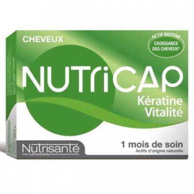 NUTRICAP KERATINE VITALITE CHEVEUX  30 CAPSULES