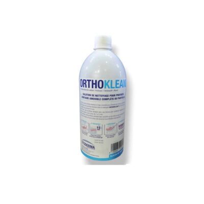 orthoklean solution de nettoyage pour prothèse dentaire 1000ml