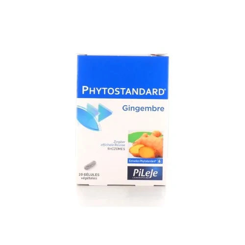 PILEJE PHYTOSTANDARD GINGEMBRE 20 GELULES VEGETALES