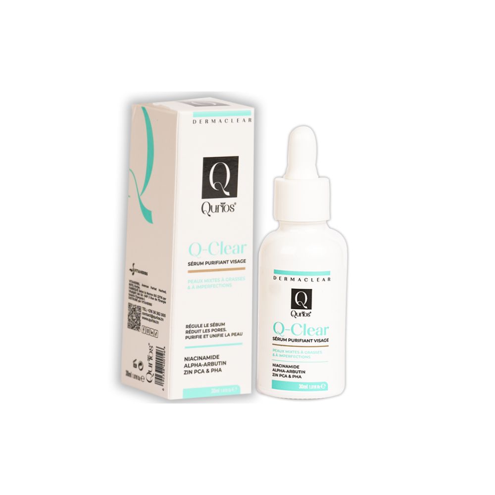 Q-Clear : Sérum Facial – Peau Grasses à Imperfections