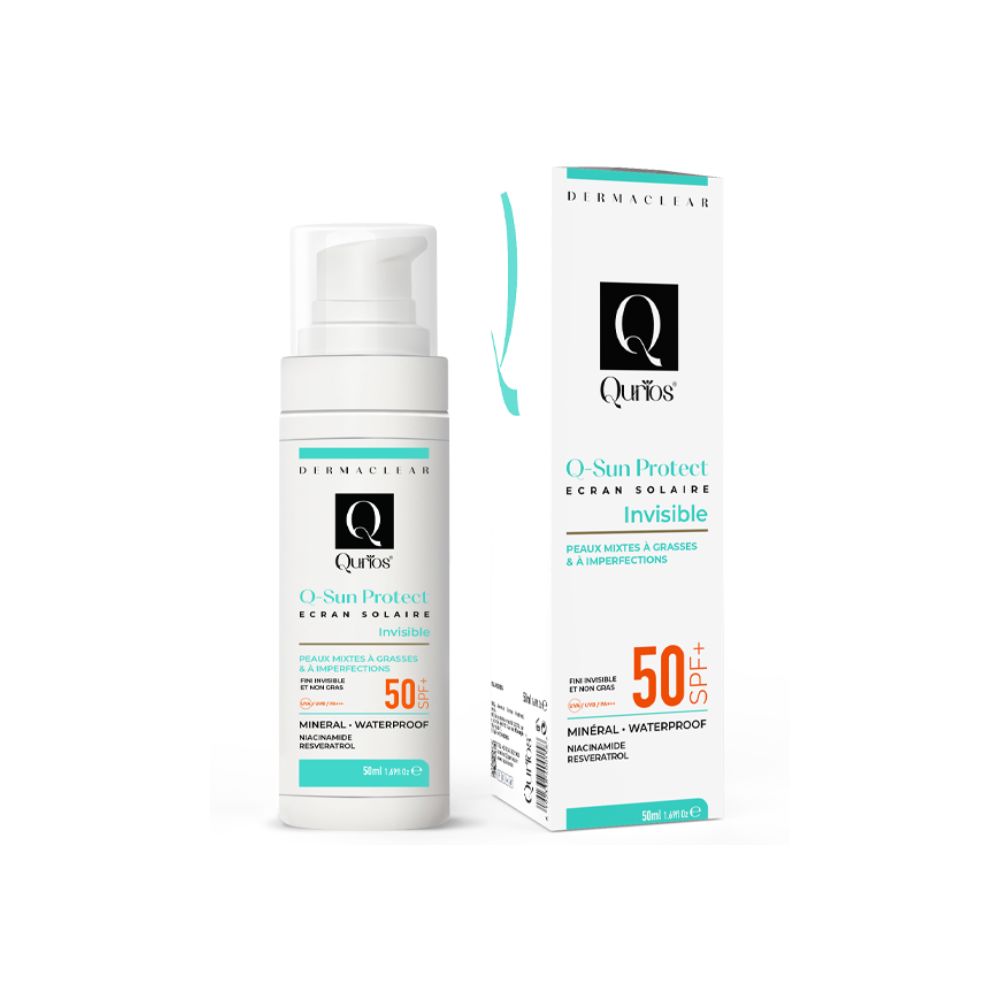 Q-sun protect : Écran Solaire – Peau Mixte à Grasse Invisible SPF 50