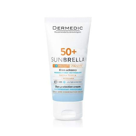 DERMEDIC Ecran Crème solaire SPF 50+ Peaux mixte à grasse 50 ml