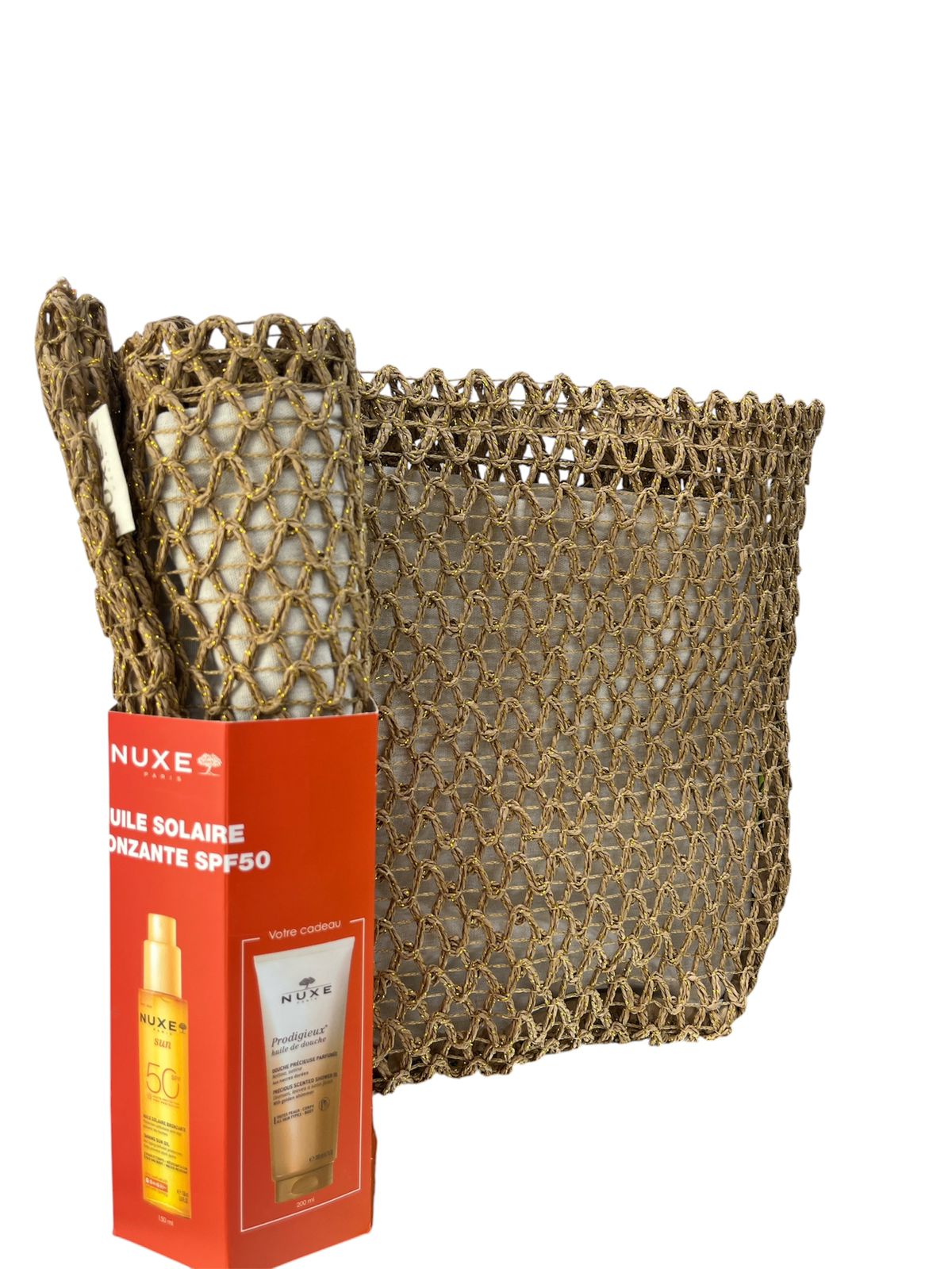 Nuxe sac brume solaire + huile parfumé