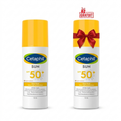 Cetaphil sun face teinté light medium spf50+